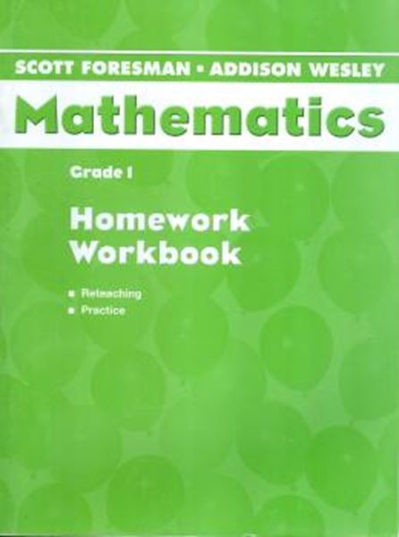 Picture of SCOTT FORESMAN ADDISON WESLEY MATH 2005 HOMEWORK WORKBOOK GRADE 1