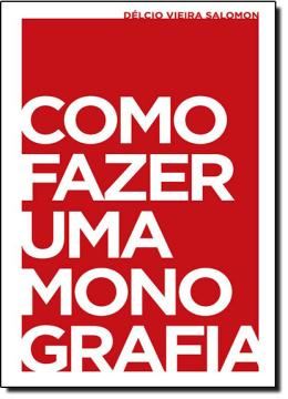 Imagem de COMO FAZER UMA MONOGRAFIA - 13º ED