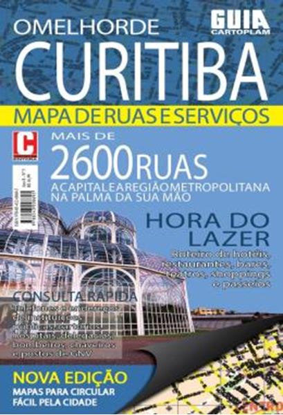 Picture of GUIA CARTOPLAM - O MELHOR DE CURITIBA - MAPA DE RUAS E SERVICOS