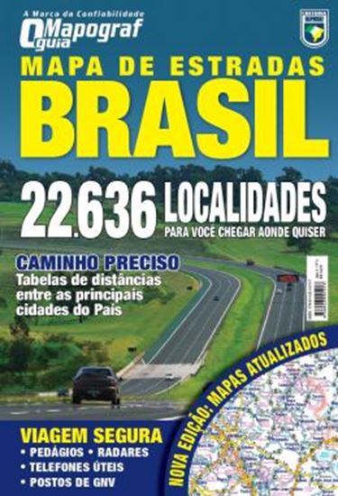 Picture of MAPA DE ESTRADAS BRASIL - GUIA MAPOGRAF