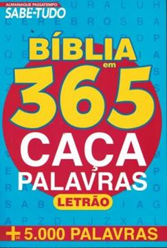 Imagem de ALMANAQUE PSSATEMPO SABE-TUDO - BIBLIA EM 365 CACA-PALAVRAS