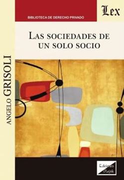 Imagem de LAS SOCIEDADES DE UN SOLO SOCIO